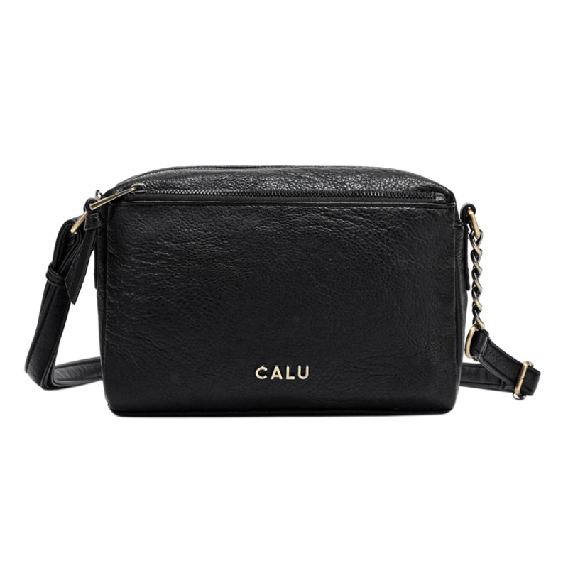 CARTERA MEDIANA ELEGANTE PIXIE NEGRO CALU - 2