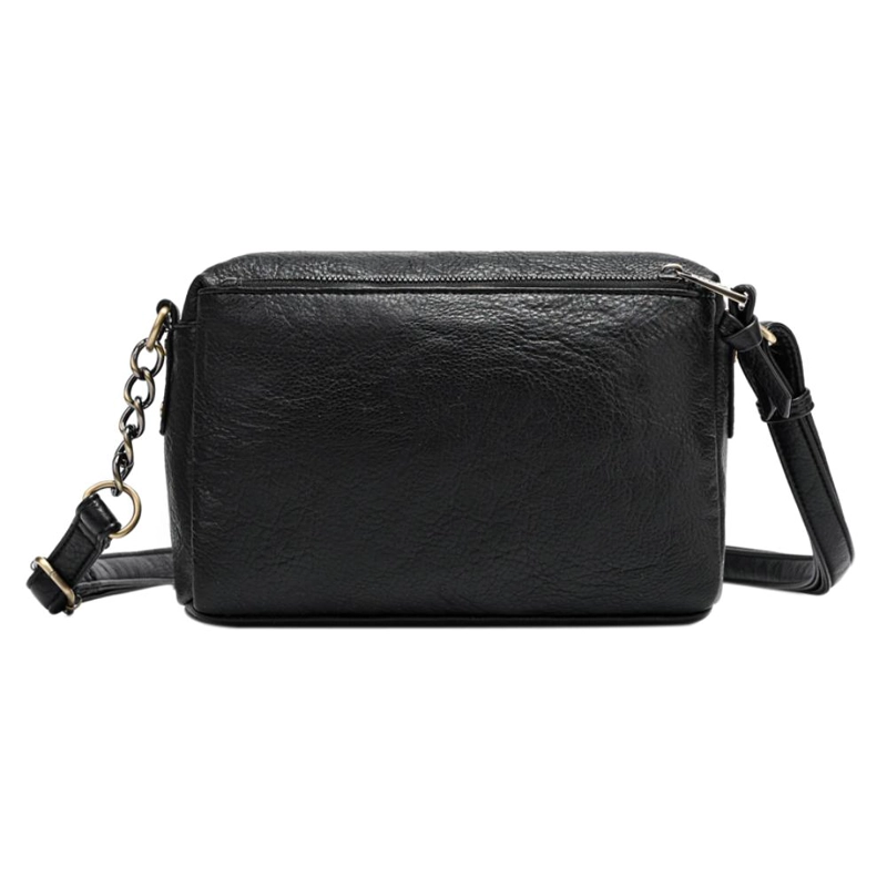 CARTERA MEDIANA ELEGANTE PIXIE NEGRO CALU - 6