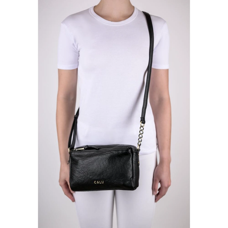 CARTERA MEDIANA ELEGANTE PIXIE NEGRO CALU - 7