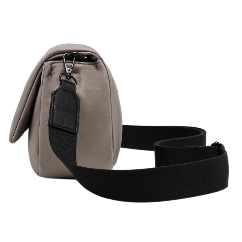 CARTERA BANDOLERA PEQUEÑA KATE TAUPE CALU - 5