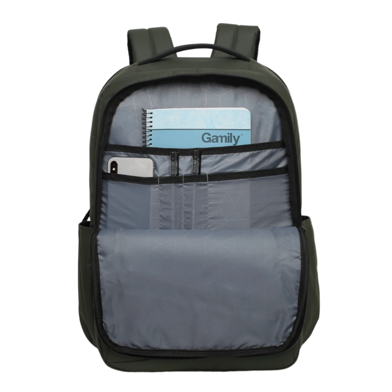 MOCHILA EJECUTIVAS ENGOMADA CAMIQ VERDE MILITAR HEAD - 4