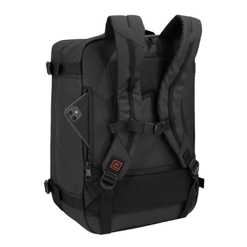 MOCHILA DE VIAJE PREMIUM TRAVELER REVERSE NEGRO HEAD - 5
