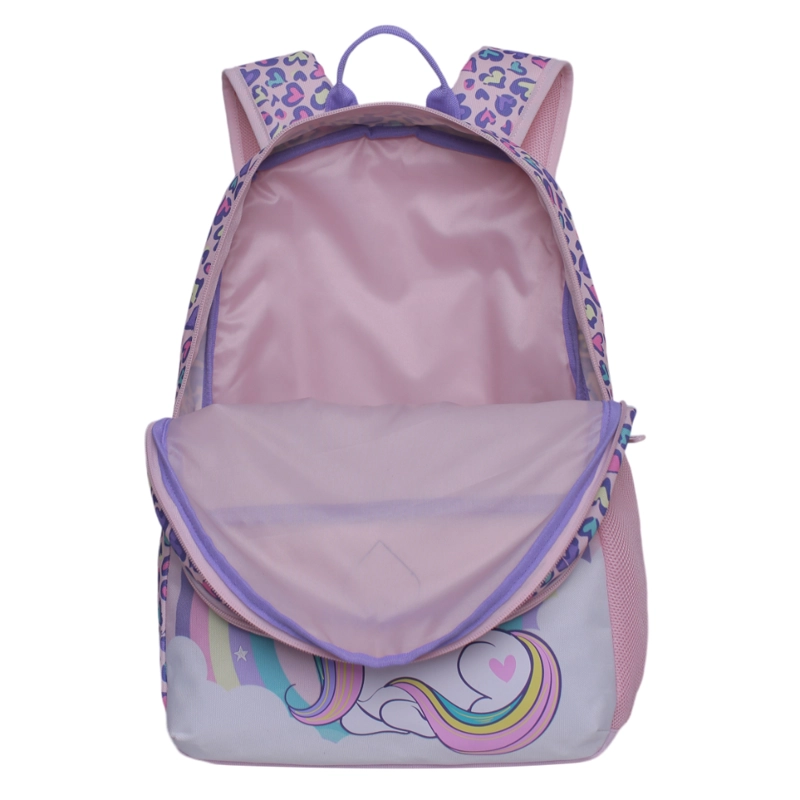 MOCHILA INFANTIL SUNNY UNICORNIO CORAZON ROSADO HEAD - 3
