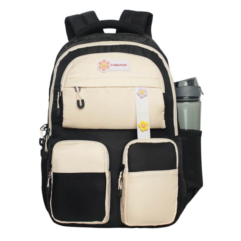 MOCHILA MUJER KAWAII TWIST BLOCK NEGRO HEAD - 2