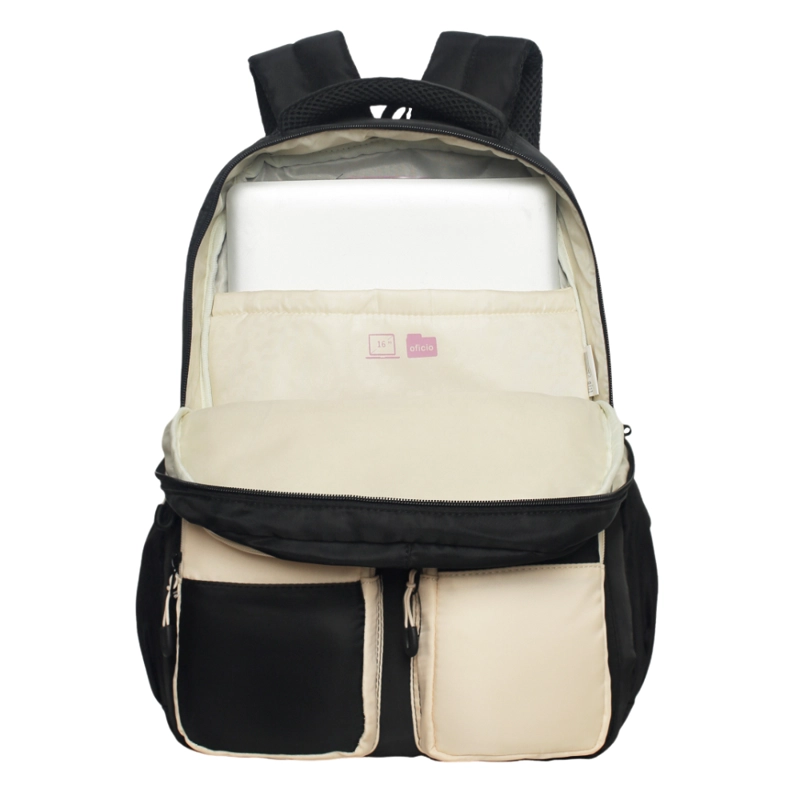 MOCHILA MUJER KAWAII TWIST BLOCK NEGRO HEAD - 3