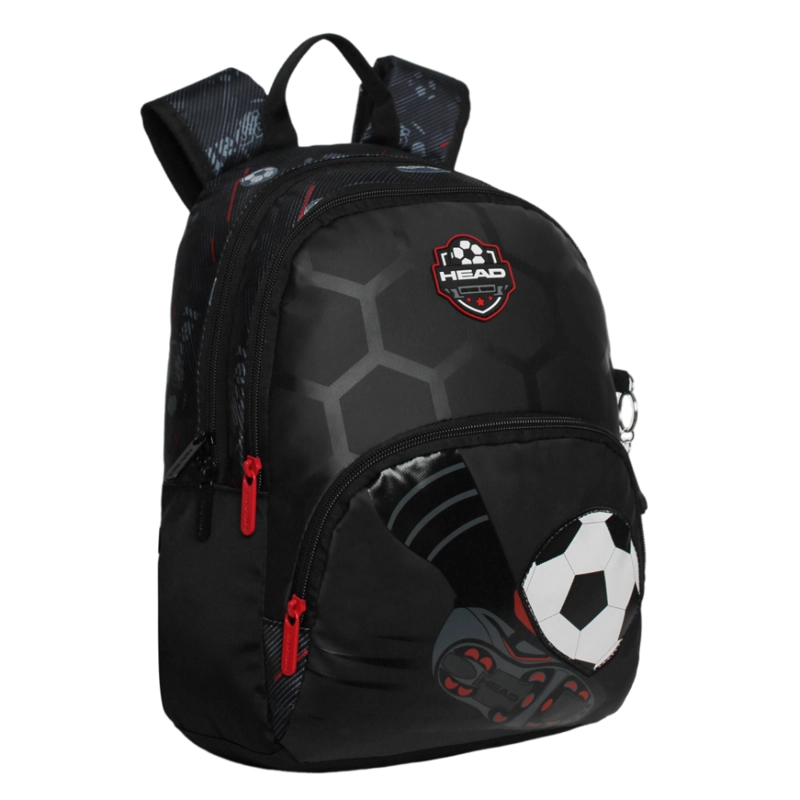 MOCHILA INFANTIL NIÑO GUM FUTBOL NEGRO HEAD - 1