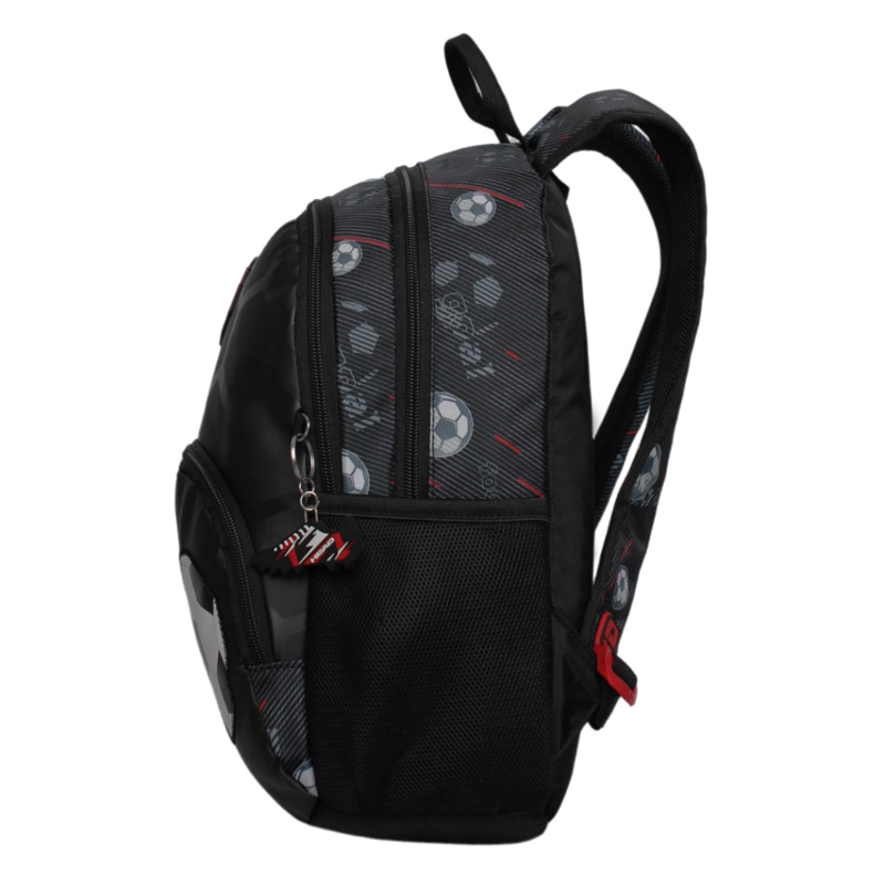 MOCHILA INFANTIL NIÑO GUM FUTBOL NEGRO HEAD - 4