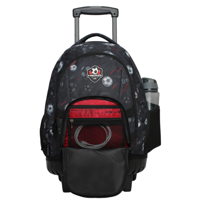 MOCHILA INFANTIL CARRO NEW KODIAC FUTBOL NEGRO HEAD - 3