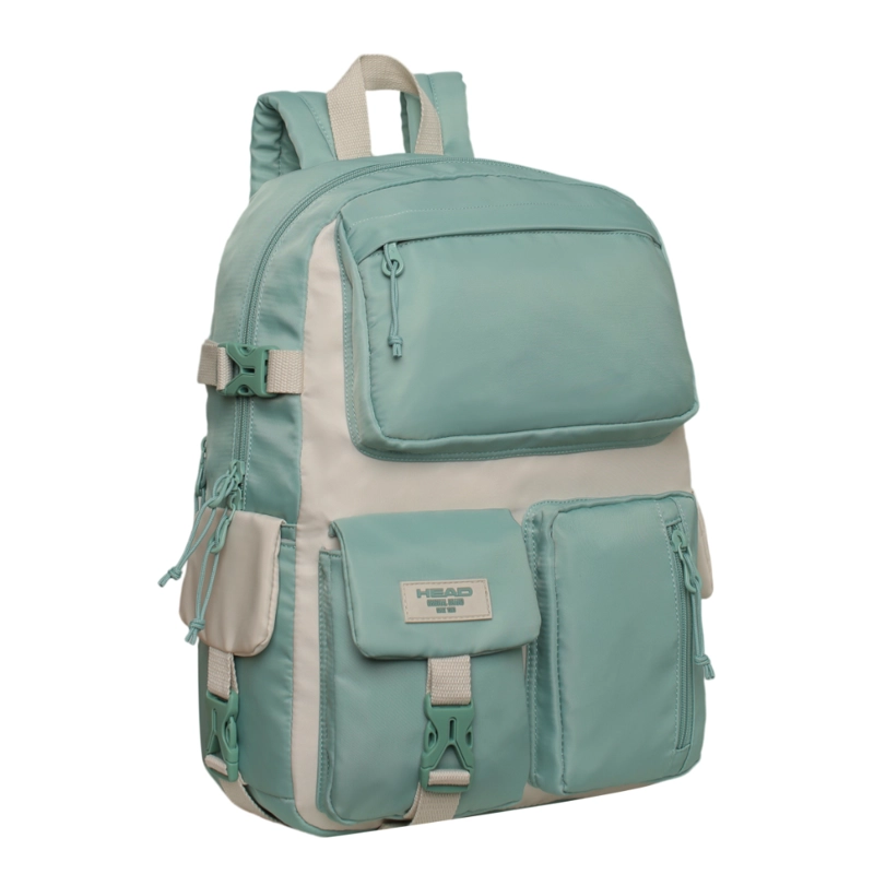 MOCHILA MUJER ESCALADE KAWAII COLOR BLOCK MENTA HEAD - 1
