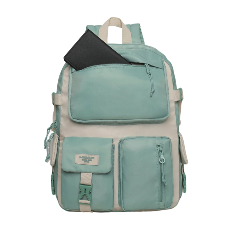 MOCHILA MUJER ESCALADE KAWAII COLOR BLOCK MENTA HEAD - 2
