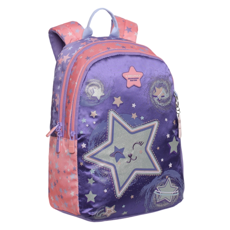 MOCHILA INFANTIL NIÑA BIONICA CAT STAR LILA HEAD - 1