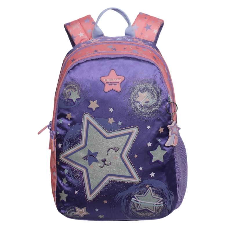 MOCHILA INFANTIL NIÑA BIONICA CAT STAR LILA HEAD - 2