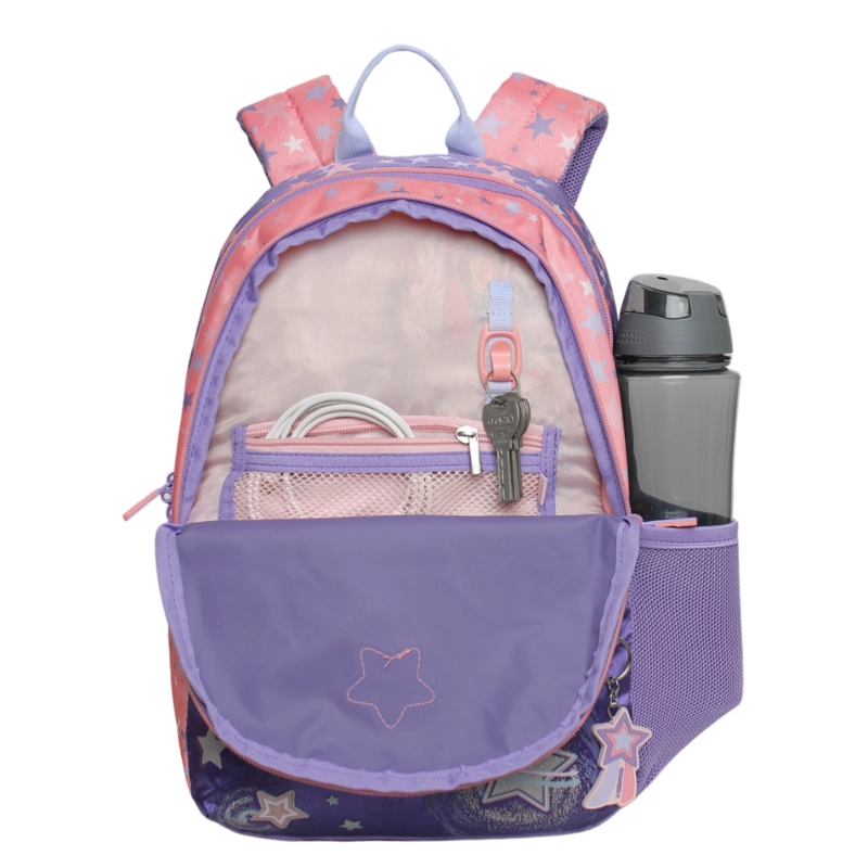 MOCHILA INFANTIL NIÑA BIONICA CAT STAR LILA HEAD - 3