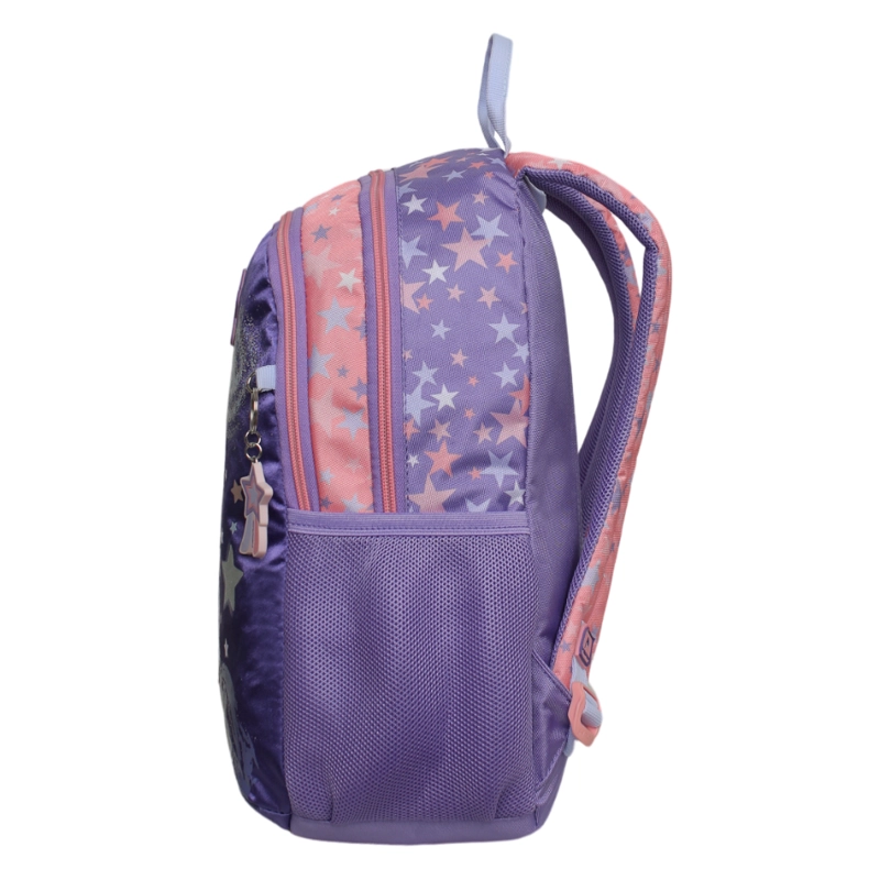 MOCHILA INFANTIL NIÑA BIONICA CAT STAR LILA HEAD - 5