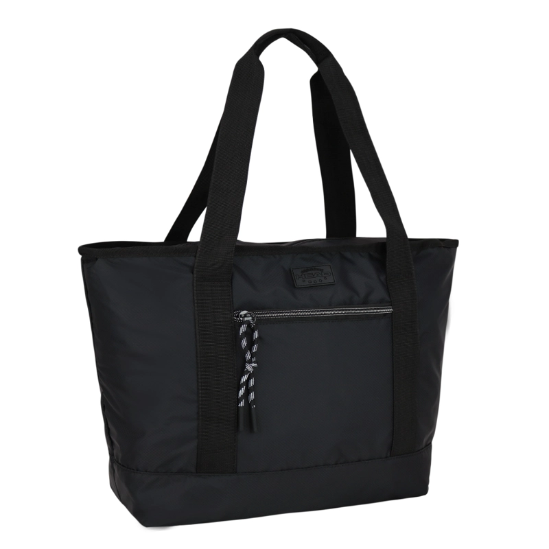 BOLSO CARTERA STAR NEGRO PLATA HEAD - 1