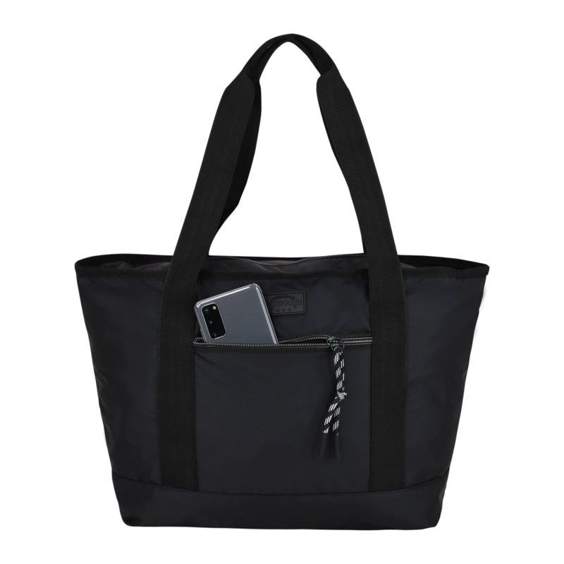 BOLSO CARTERA STAR NEGRO PLATA HEAD - 3