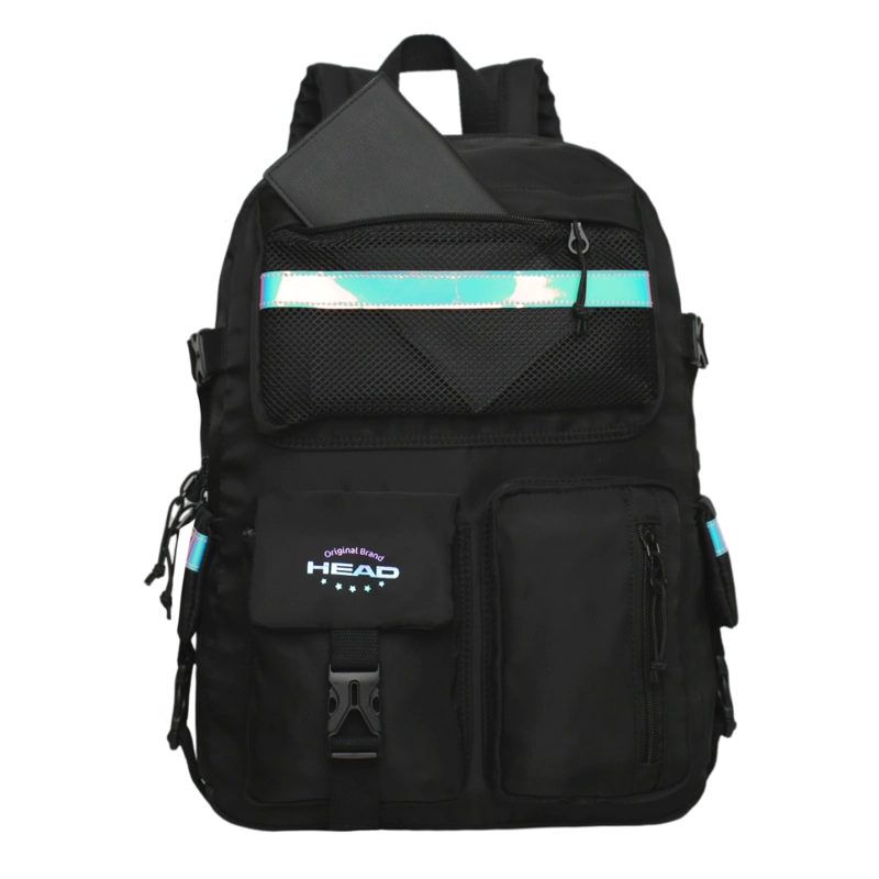MOCHILA MUJER ESCALADE KAWAII HOLOGRAPHIC NEGRO HEAD - 2