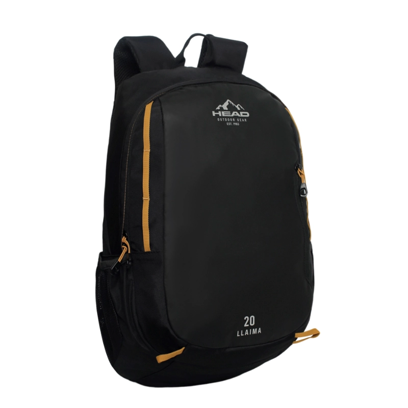 MOCHILA OUTDOOR CAMPING LLAIMA 20L NEGRO HEAD - 1
