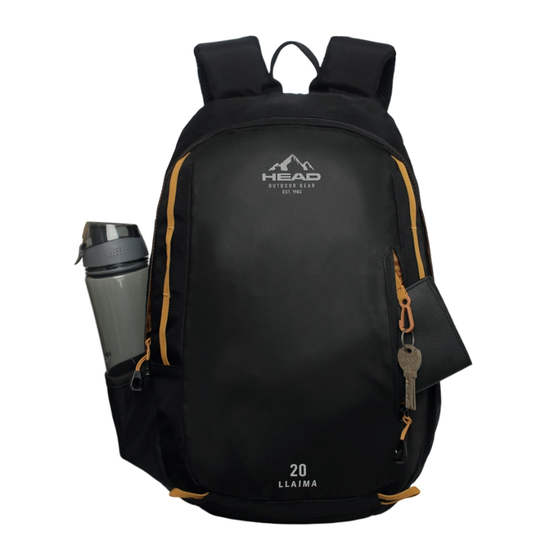 MOCHILA OUTDOOR CAMPING LLAIMA 20L NEGRO HEAD - 2