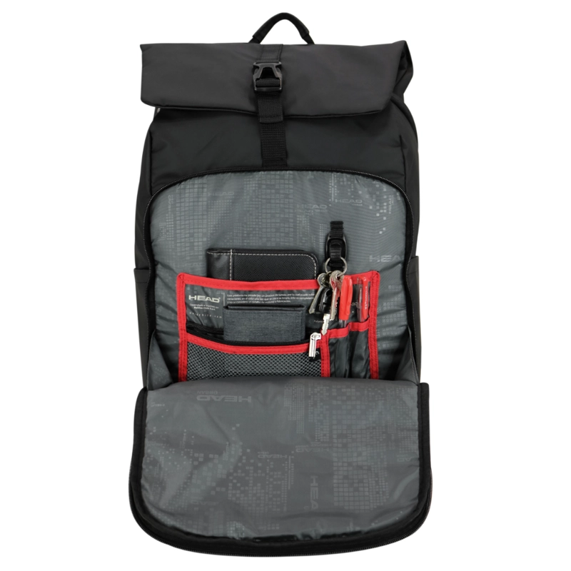 MOCHILA NOTEBOOK ENGOMADA DUNKEL NEGRO HEAD - 4