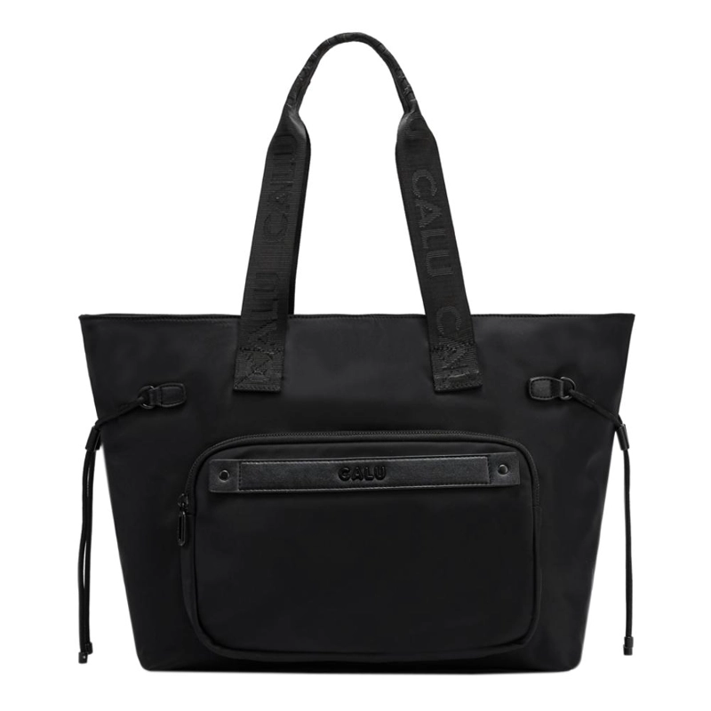 CARTERA GRAN CAPACIDAD GINGER NEGRO CALU - 2