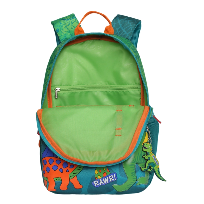 MOCHILA INFANTIL NIÑO BIONICA DINO VERDE HEAD - 4