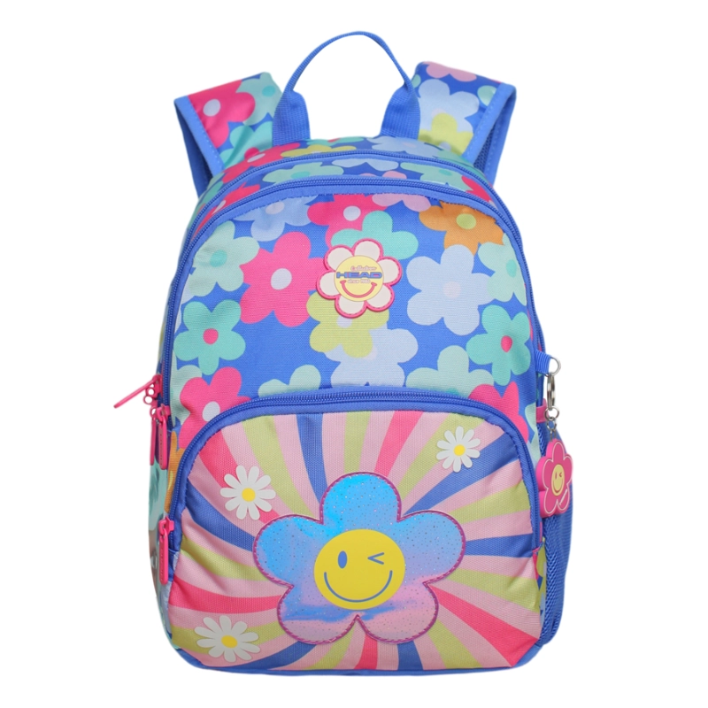 MOCHILA INFANTIL NIÑA GUM SMILE FLOWERS MORADO HEAD - 2