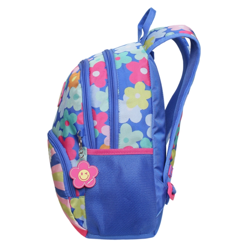 MOCHILA INFANTIL NIÑA GUM SMILE FLOWERS MORADO HEAD - 4