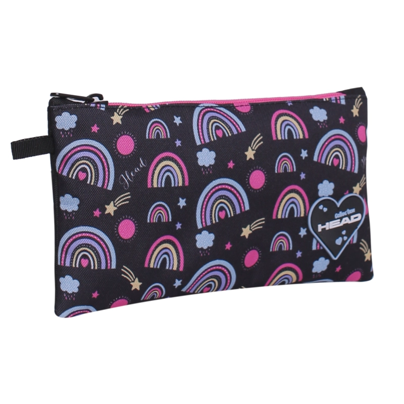 PACK BAKAN ESCOLAR UNICORNIO ARCOIRIS NEGRO HEAD - 4