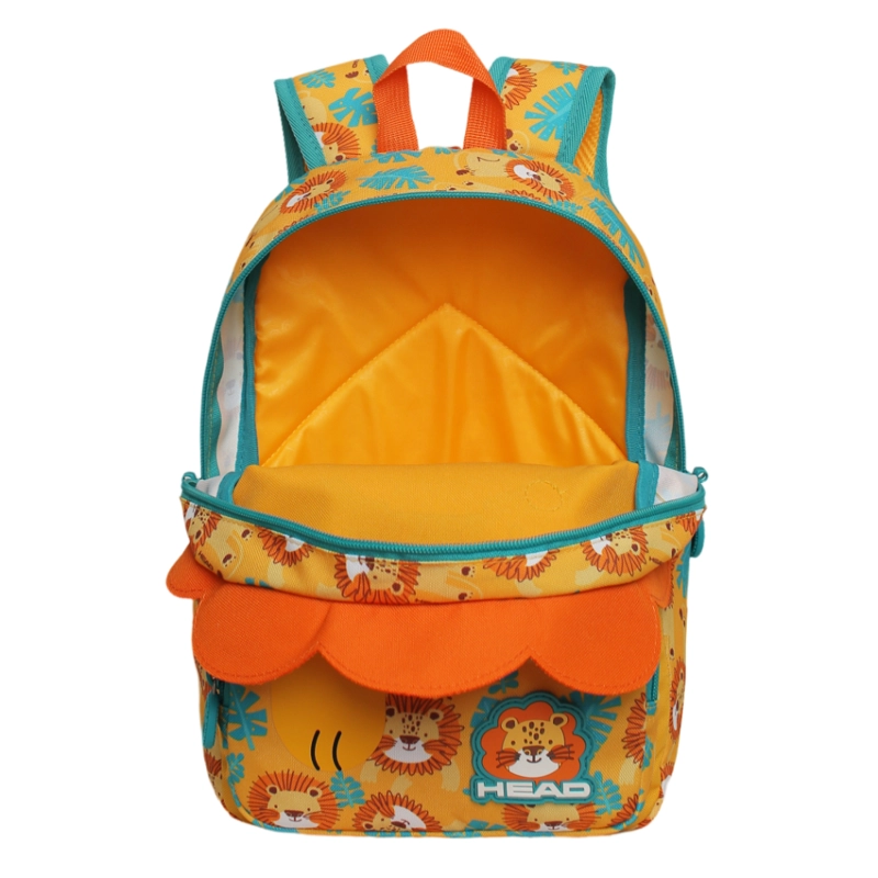 MOCHILA INFANTIL NIÑO POP LEON MOSTAZA HEAD - 3