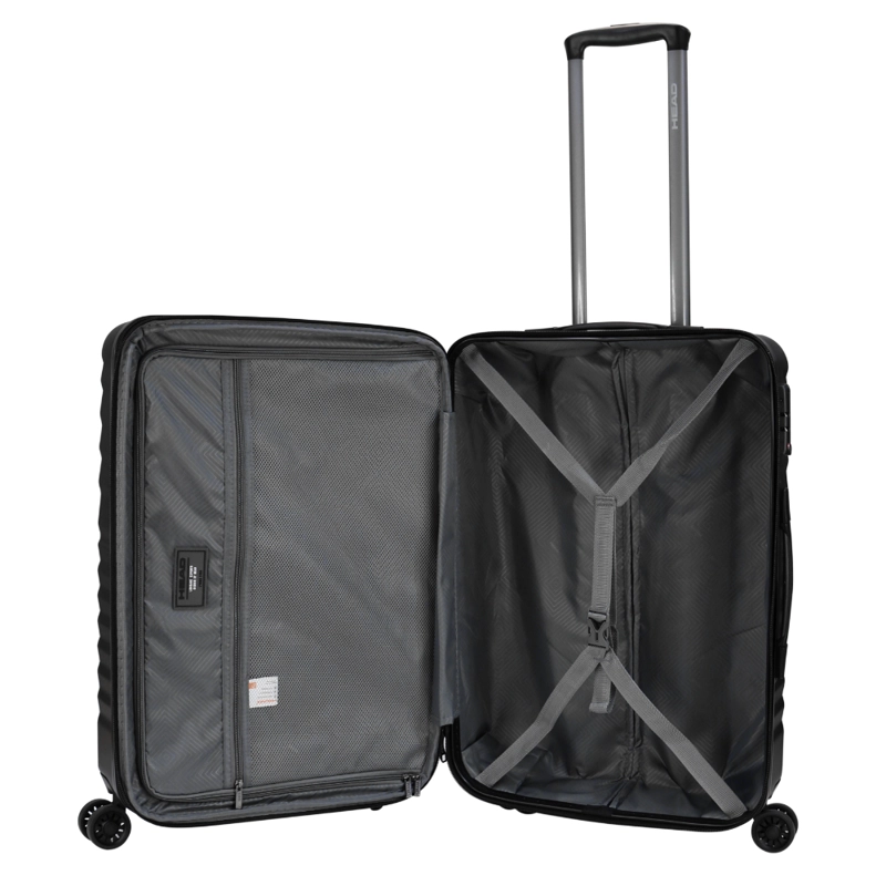 MALETA VIENA M EXPANDIBLE Y TSA NEGRO HEAD - 4