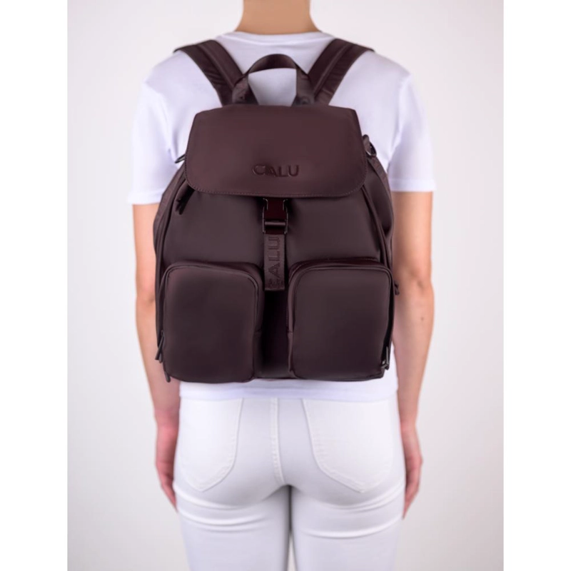 MOCHILA CARTERA URBANA AURA BURDEO CALU - 7
