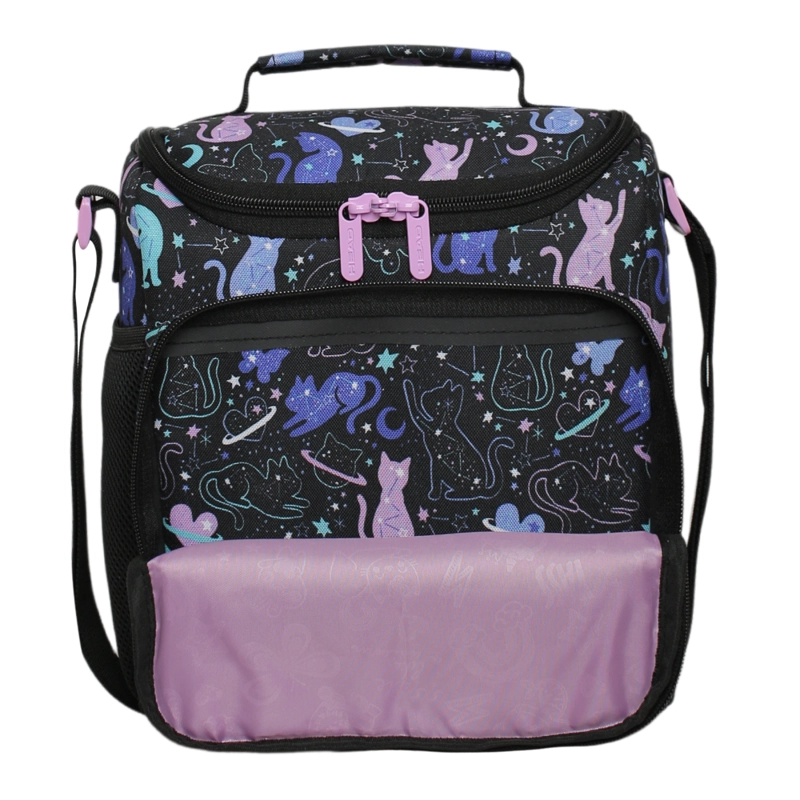 LONCHERA INFANTIL MUJER FREEZE KIDS SPACE CAT NEGRO HEAD - 2