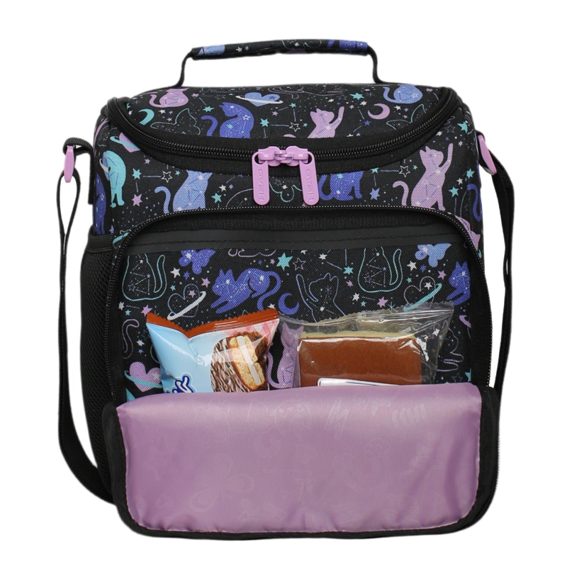 LONCHERA INFANTIL MUJER FREEZE KIDS SPACE CAT NEGRO HEAD - 3