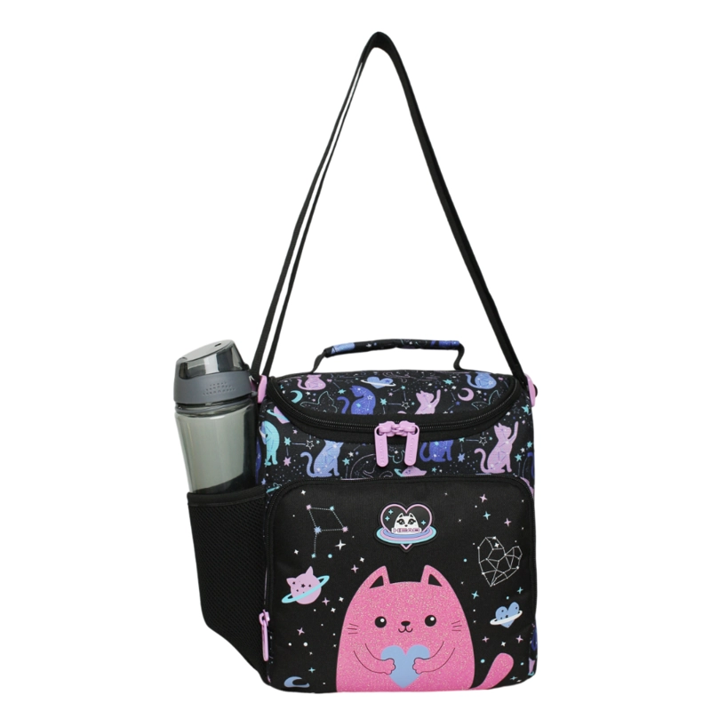 LONCHERA INFANTIL MUJER FREEZE KIDS SPACE CAT NEGRO HEAD - 4