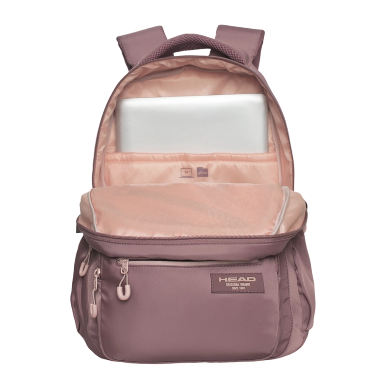 MOCHILA MUJER NOTEBOOK MIURA BLOCK MALVA HEAD - 4