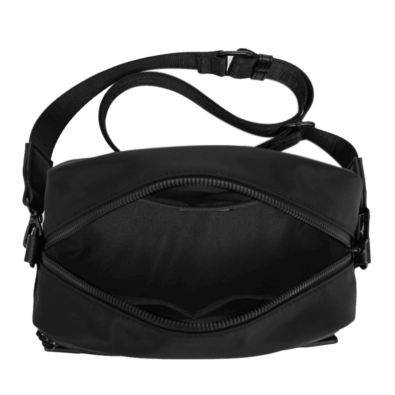 CARTERA BANDOLERA PEQUEÑA EVA NEGRO CALU - 4