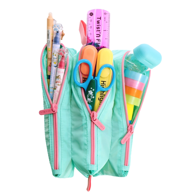 ESTUCHE TRIPLE MUJER MARCH TURQUESA HEAD - 4
