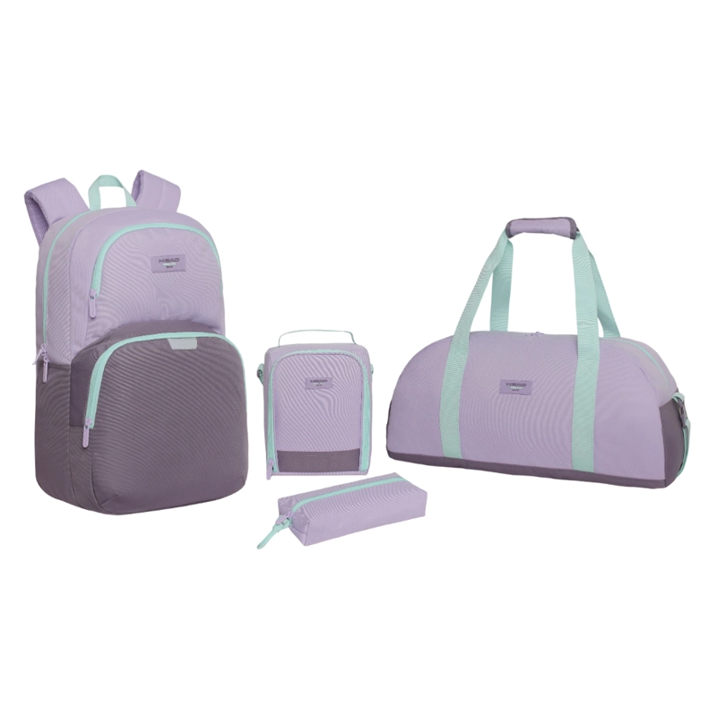 PACK ATOMIK ESCOLAR (X4) NIÑA BLOCK LILA HEAD - 1