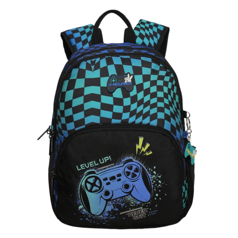 MOCHILA INFANTIL NIÑO GUM CHESS GAMER NEGRO HEAD - 2