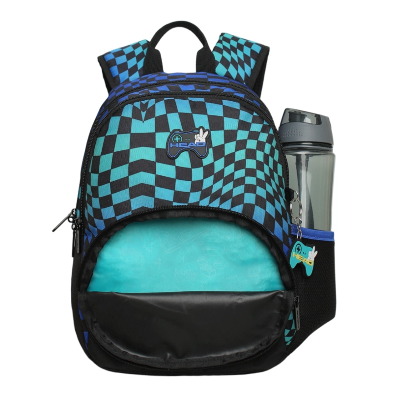 MOCHILA INFANTIL NIÑO GUM CHESS GAMER NEGRO HEAD - 3