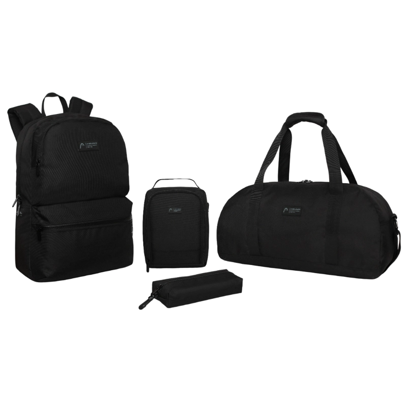 PACK ATOMICO ESCOLAR NEW NEGRO HEAD - 1