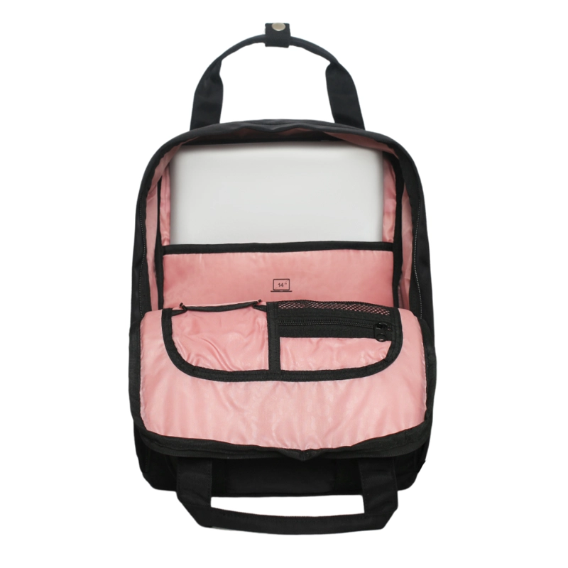 MOCHILA MUJER ALPHA NEGRO SILVER HEAD - 2