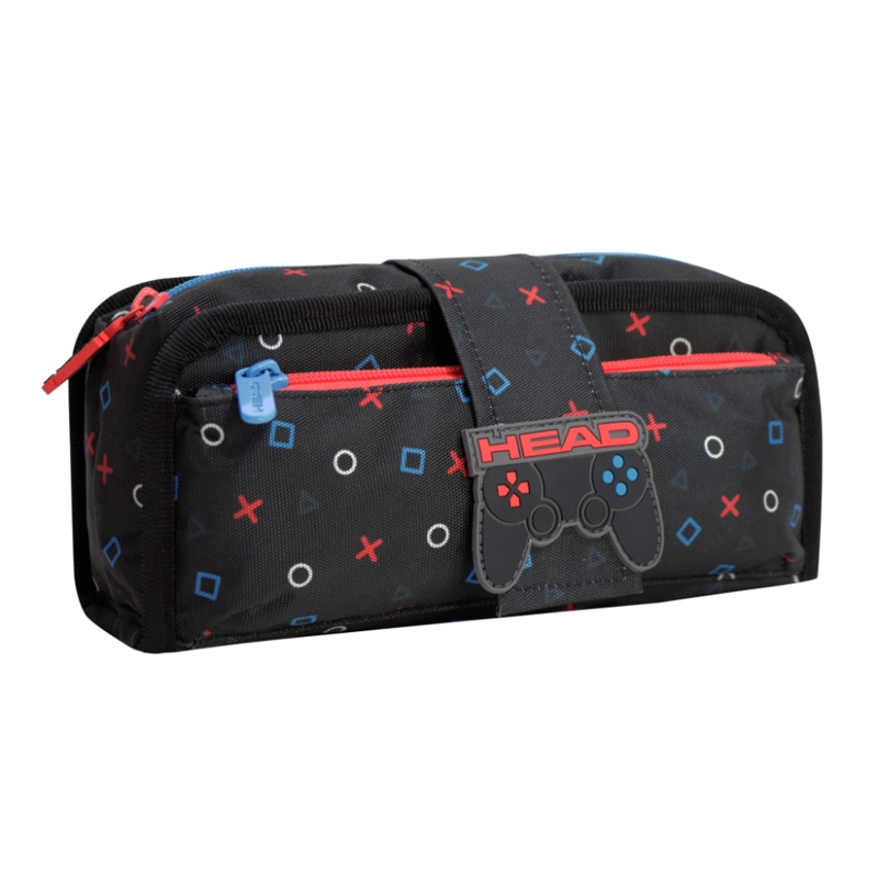 ESTUCHE INFANTIL NIÑO CHERRY GAMER NEGRO HEAD - 1