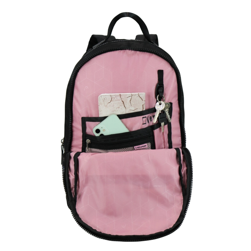 MOCHILA MUJER PORTA NOTEBOOK NEW CLOUD NEGRO HEAD - 3