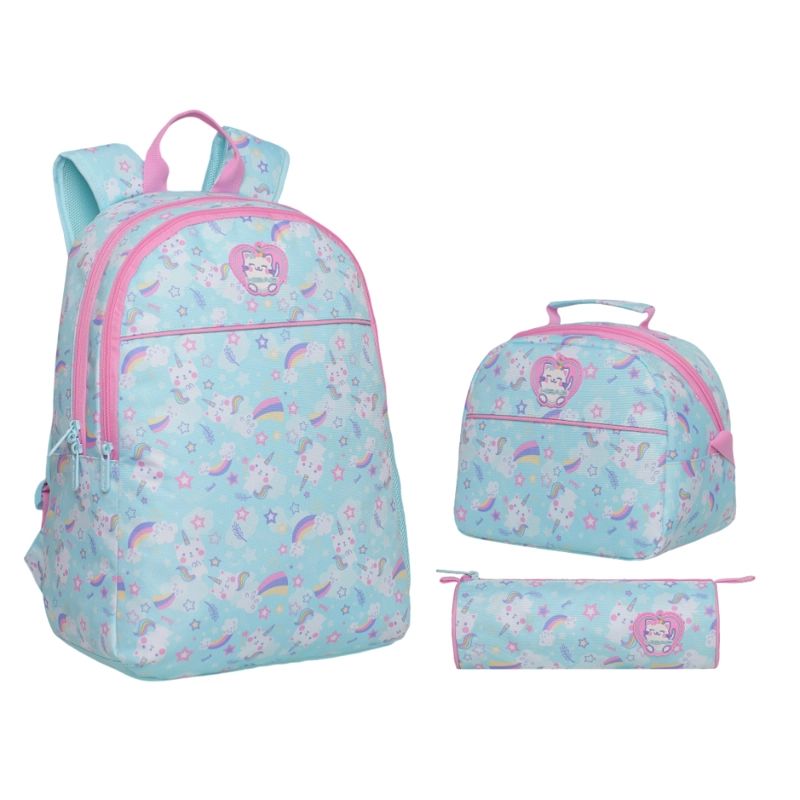 PACK COOL ESCOLAR MUJER GATICORNIO MENTA HEAD - 1