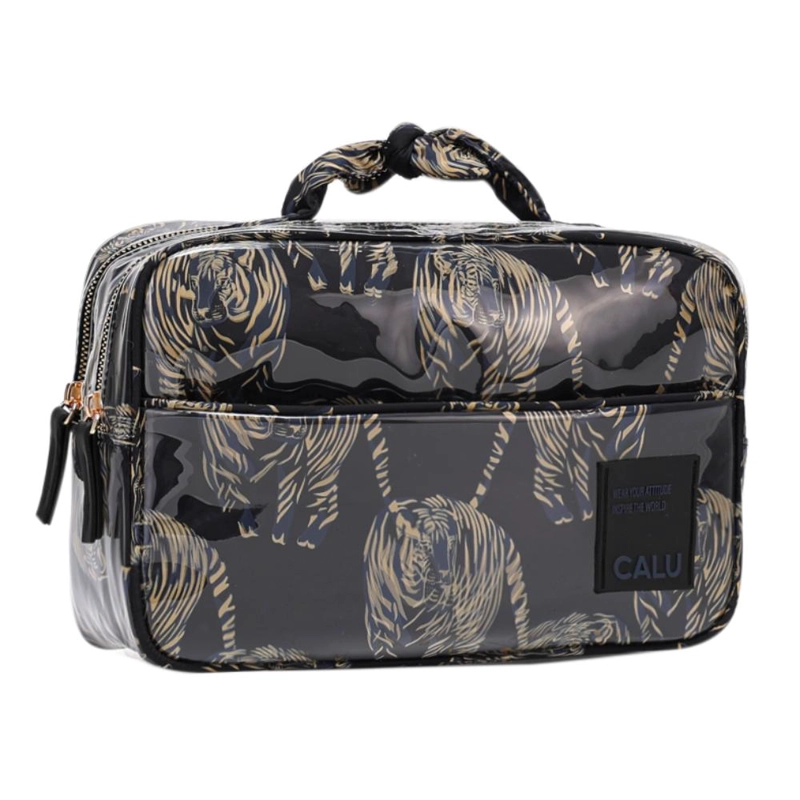 NECESER ORGANIZADOR VITTO TIGRE NEGRO CALU - 1