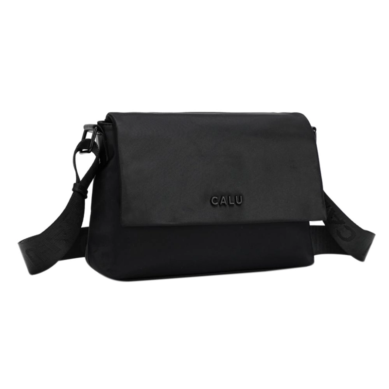 CARTERA BANDOLERA TAPETA HANSEL NEGRO CALU - 1