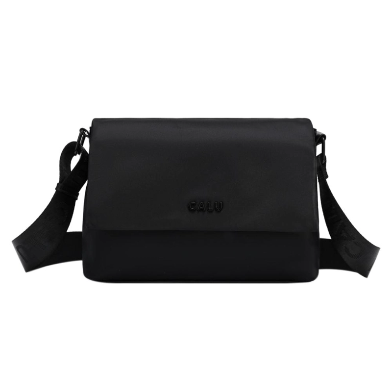 CARTERA BANDOLERA TAPETA HANSEL NEGRO CALU - 2