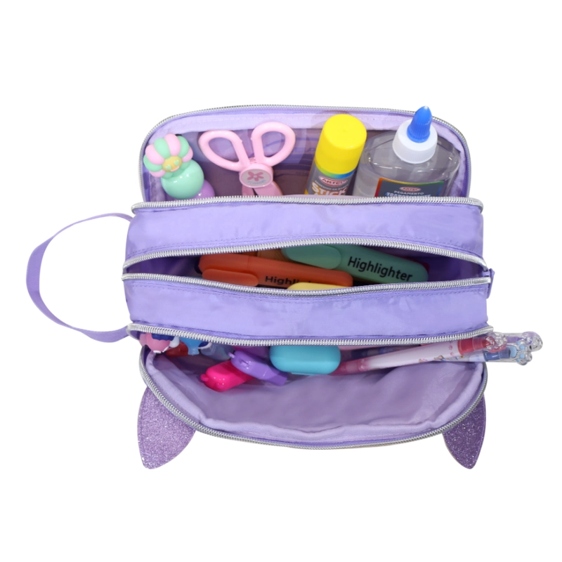 ESTUCHE INFANTIL NIÑA ATOS GATO LILA HEAD - 3